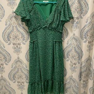 Green Mac Studio Midi Dress